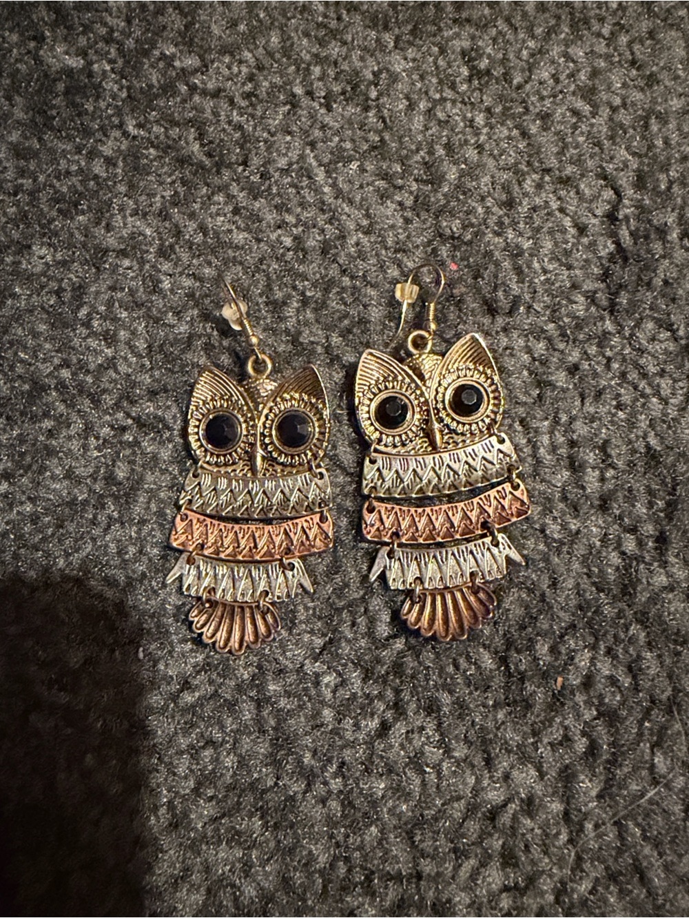 Owl Shaped Bohemian Style Dangle Earrings